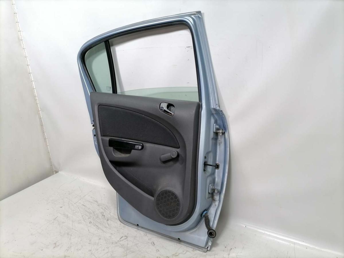 Opel Corsa D original Tür hinten links Z21C Aeroblau Rohbau BJ08